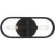 Carousel 2 Light 5 inch Black Wall Sconce Wall Light